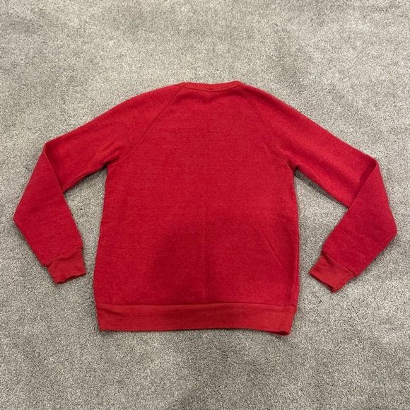 Rodarte ‘Radarte’ Heathered Crewneck Sweatshirt Red Black Size Small Like New - Picture 2 of 9